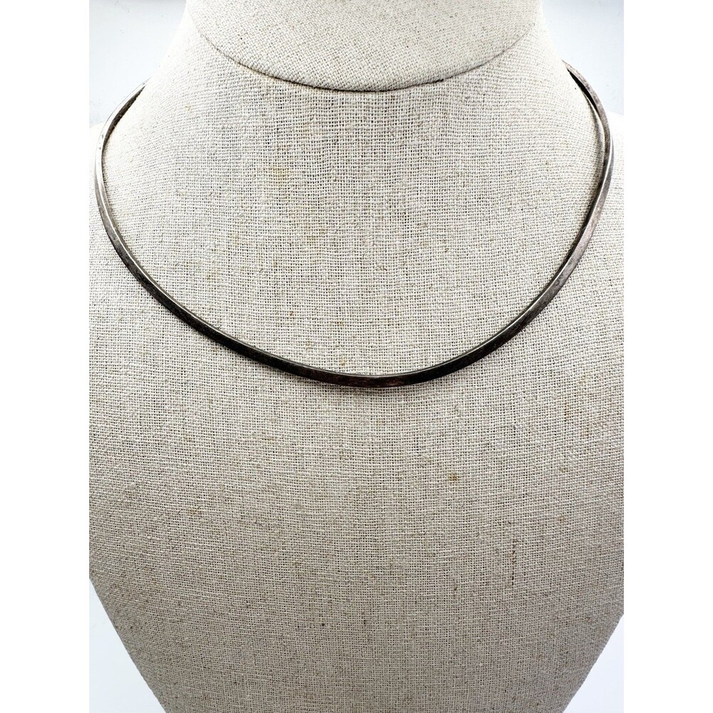DEspinosa 925 Sterling Silver Collar Choker Necklace